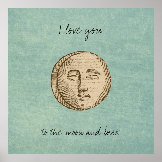 Moon Face Poster (Front)