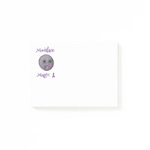 Moon Face purple ribbon lupus