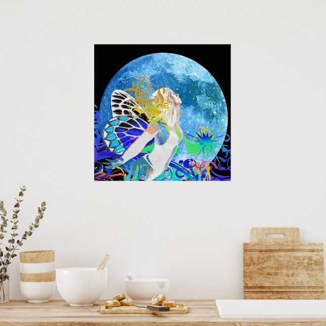 Moon Fairy Poster (Kitchen)