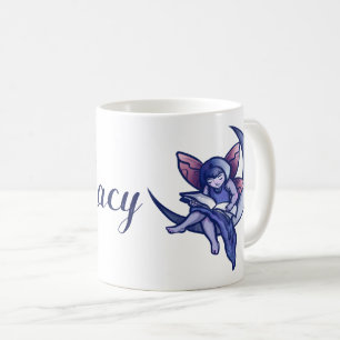 Moon Fairy Reading Bookish Moon Fairies Coffee Mug