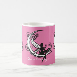 Moon Fairy Silhouette Thunder_Cove Coffee Mug