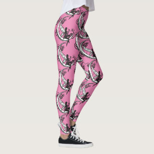 Moon Fairy Silhouette Thunder_Cove Leggings