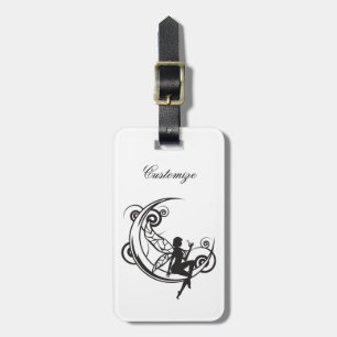 Moon Fairy Silhouette Thunder_Cove Luggage Tag