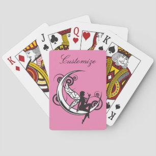 Moon Fairy Silhouette Thunder_Cove Playing Cards