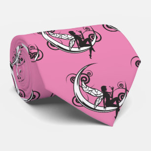 Moon Fairy Silhouette Thunder_Cove Tie