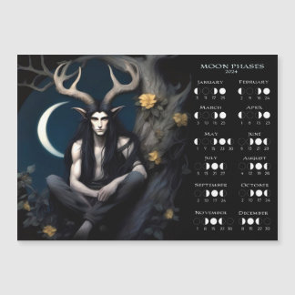 Moon Faun magnetic card