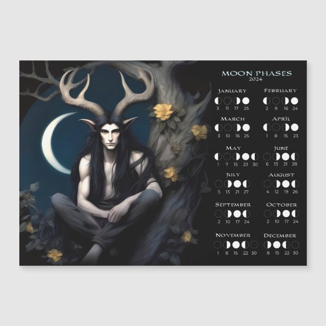 Moon Faun magnetic card (Front)