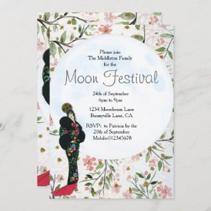 Moon Festival Chinese Autumn Festival invitation