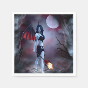 Moon fire Succubus Napkin