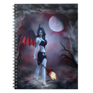 Moon fire Succubus Notebook
