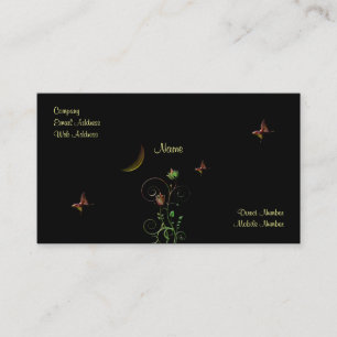 Moon Flower Business Card