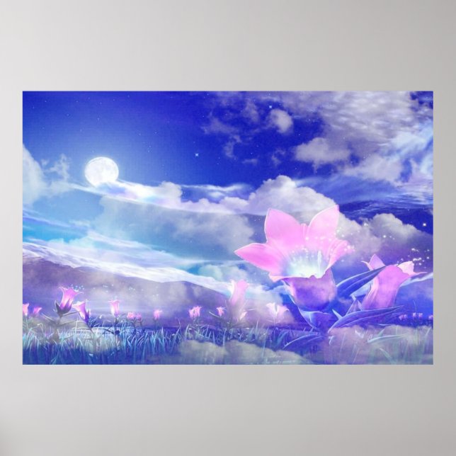 Moon Flower Poster (Front)