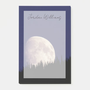 Moon & Forest Glacier National Park Montana Post-it Notes