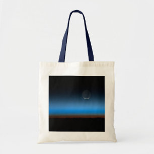 Moon From Space Tote Bag
