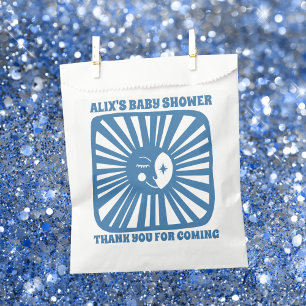 Moon Glow Boho Modern Cute Baby Shower CUSTOM Favour Bag