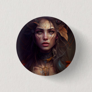 Moon Goddess 1 3 Cm Round Badge