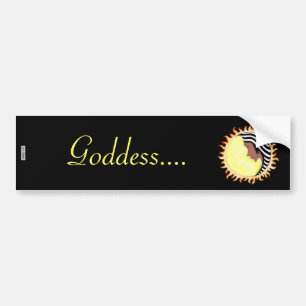 Moon Goddess 2 Bumper Sticker