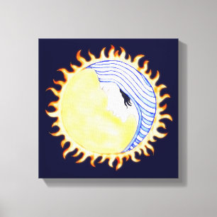 Moon Goddess Canvas Print