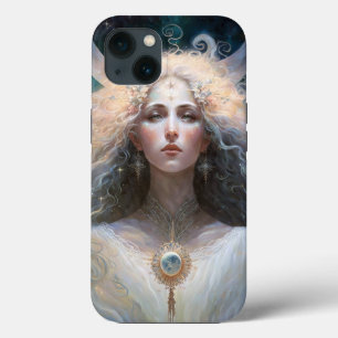 Moon Goddess Fantasy Art iPhone 13 Case