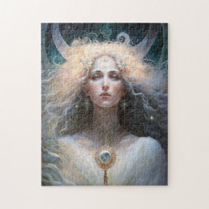 Moon Goddess Fantasy Art Jigsaw Puzzle