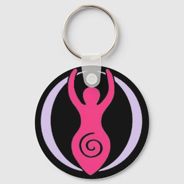 Moon Goddess Key Ring (Front)