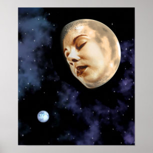 moon goddess poster