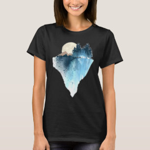 Moon Graphic Nature Moon Design Forest Moon Graphi T-Shirt