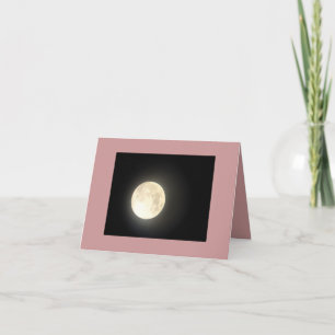 Moon Greeting Card
