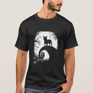 Moon Halloween For French Bulldog T-Shirt