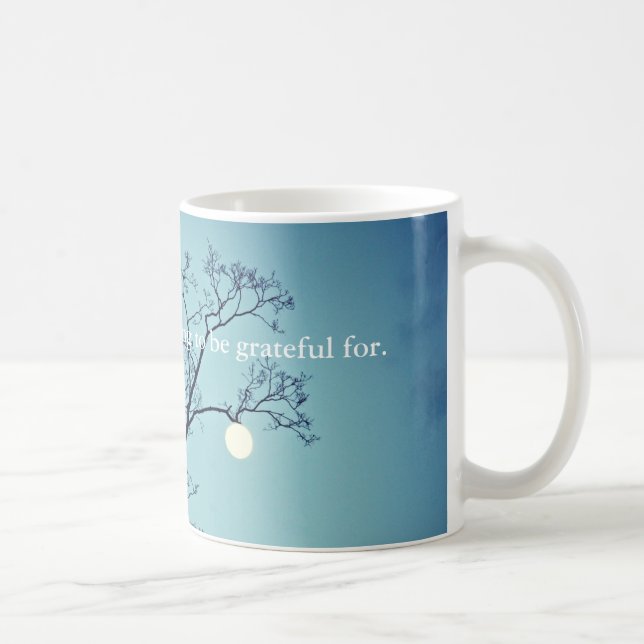 Moon Hanging on a Limb-Grateful Coffee Mug (Right)