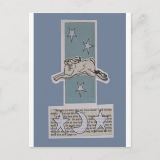 moon hare postcard