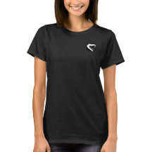 Moon Heart Drink or Eat Halloween T-shirt