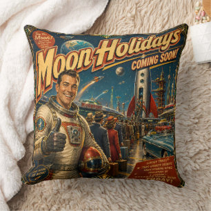 Moon holidays decor/large cushion