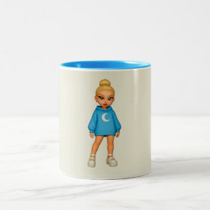 Moon Hoodie Fashion Doll Mug