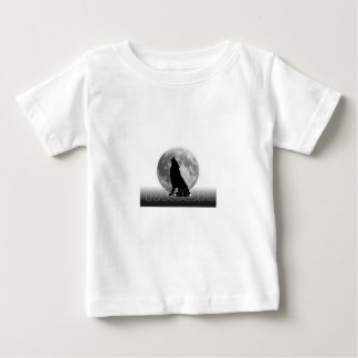 Moon Howl – Mystical Wolf Silhouette GraphiT-Shirt Baby T-Shirt