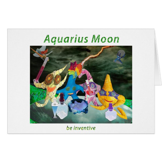 Moon in Aquarius (Front Horizontal)