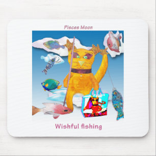 Moon in Pisces Mouse Pad