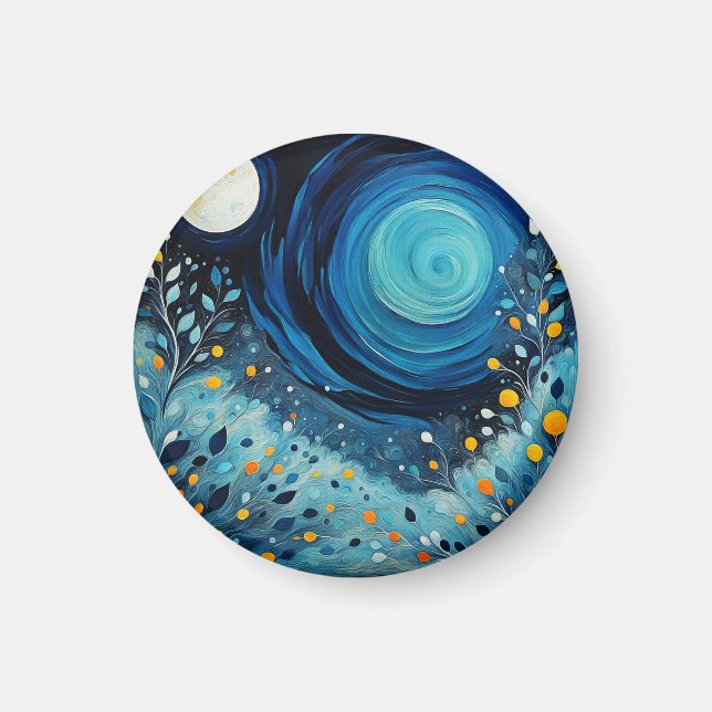 Moon In The Garden 804 Magnet (Front)