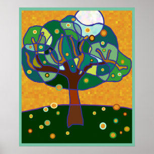 Moon in the tree poster