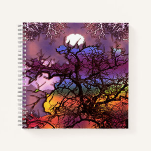 Moon in the Trees...... Notebook