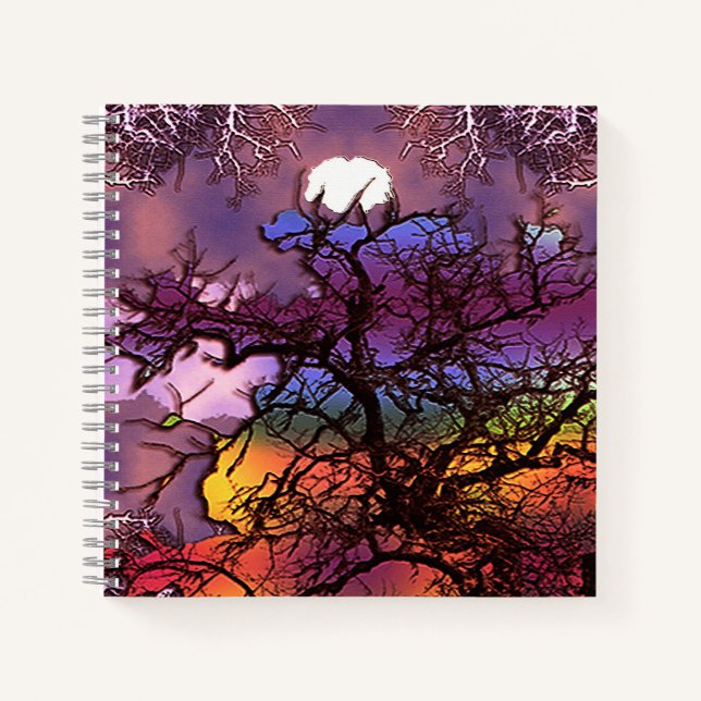 Moon in the Trees...... Notebook (Front)