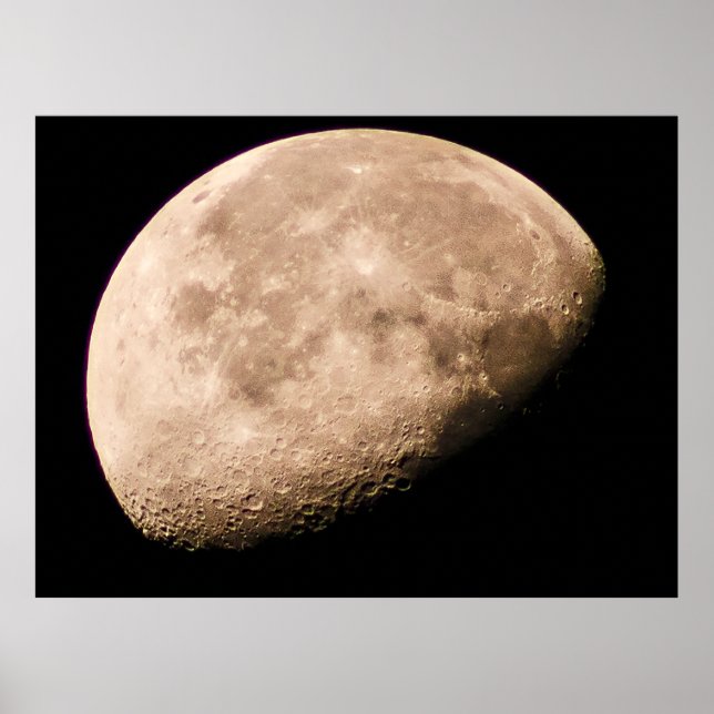 Moon in Transition – Third Quarter Phase Poster (Front)