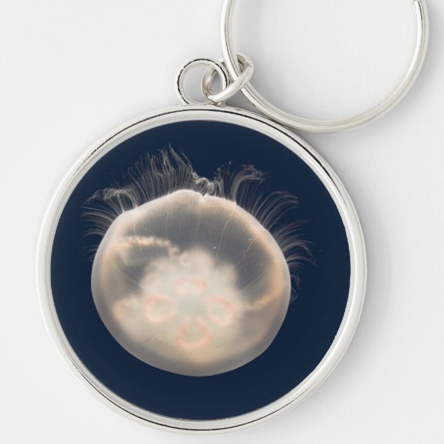 Moon Jelly Fish Beach Animal Scary Party Destiny Key Ring (Front)