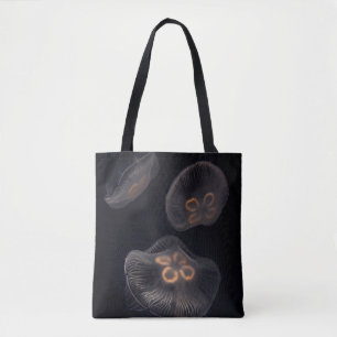 Moon Jellyfish Swimming Tote Bag