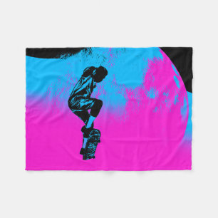 Moon Jumping-  Fleece Blanket