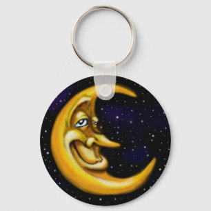 Moon Key Ring