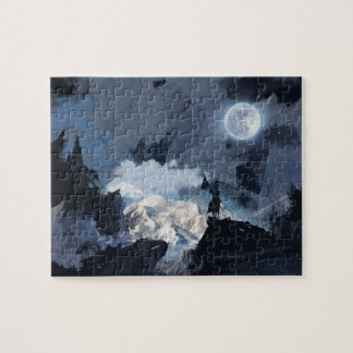 Moon knight oils painting  jigsaw puzzle
