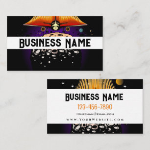 Moon Landing Business Card