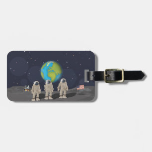 Moon Landings Luggage Tag