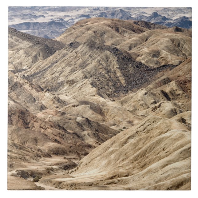 Moon Landscape Ceramic Tile (Front)